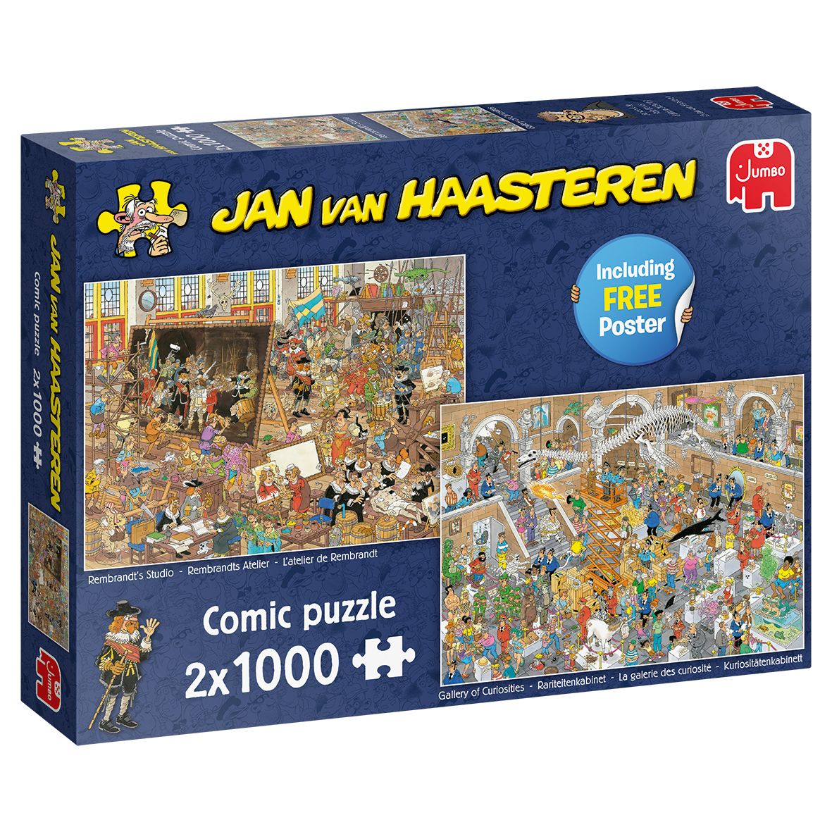 Jan van Haasteren A Trip to the Museum 2x1000 Piece Jigsaw Puzzle