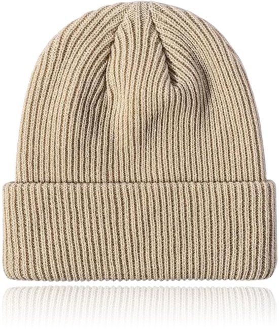 LGT JWLS Dames Muts Beanie geribbeld - Khaki