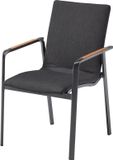 Kettler Diamond Sunbrella stapelbare tuinstoel - Antraciet