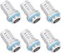 Allecto plus - 13 mm Schroefdraad Mannelijke Aluminium Buisschroefadapter voor Waterkoelsysteem (6 stuks)