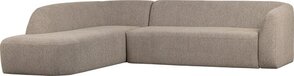 BePureHome Sloping Corner Sofa Left - Chenille - Natural - 274x225cm