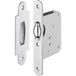 Häfele Startec Serrure de porte va-et-vient Serrure à pêne rouleau, acier laqué couleur argent