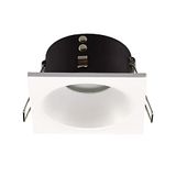 Wonderlamp - Inbouwspot voor badkamer of buiten, IP 65, modern, wit, vierkant