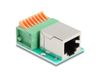 Delock RJ45 female to Terminal Block with push-button Cat.5e