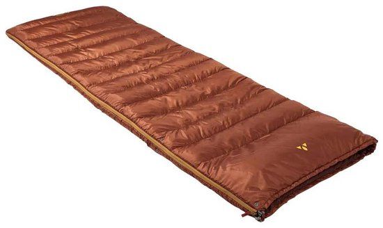 VAUDE Alpsee 400 DWN - Terra - Dons slaapzak - 2 seizoenen - Links - 185 cm
