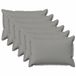 vidaXL - Kussensloop - 6 stuks - Wolkgrijs - 50 x 75 cm