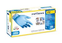 Reflexx 72/L - Powder Free Nitrile Gloves FOOD gr. 3,5 (M), size L