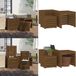 vidaXL 3-delige Tuinboxset massief grenenhout honingbruin