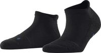 FALKE Keep Warm kort eenkleurig wol sneakersokken enkelsokken unisex zwart - maat 37-38