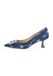 EVITA Pumps 'PERLA' bleu denim