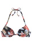 s.Oliver Bikinitop blauw / koraal / zwart