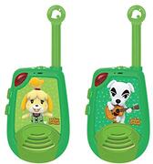 Lexibook Nintendo Animal Crossing Walkie-talkies 2km, Licht-Morse functie, Riemclip, voor Kinderen / Jongens, Batterij, Groen, TW25AC