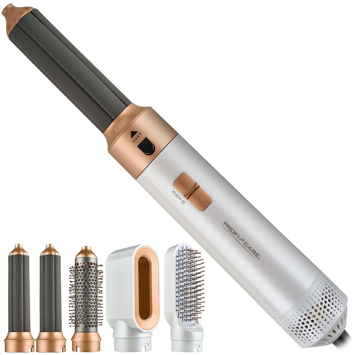 ProfiCare PC-HAS 3132 Krulborstel Warm Zwart, Roségoud, Zilver 1000 W