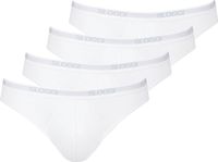 Sloggi Heren Mini slip 4-pack Basic Wit Katoen/Elastaan