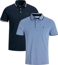Jack & Jones Homme polo 2 pack Paulos - Coupe ajustée