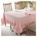 Nappe à volants pour cuisine et table à manger