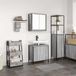 Maison Exclusive - Ensemble de meubles de salle de bain, 2 pièces, Sonoma gris, placage bois
