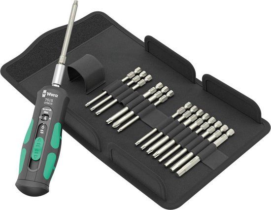 Wera 7515/16 Kraftform Safe-Torque Speed Universal 1 05075851001 Bitset 16-delig