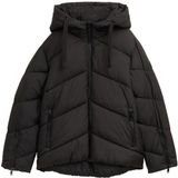Tom Tailor Pufferjack met capuchon - Maat S - deep black