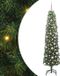 vidaXL Kunstkerstboom Groen 180 cm PVC en Staal en Kunststof