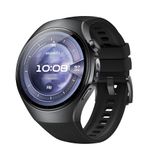 HUAWEI WATCH 5 46mm Smartwatche, Multi-sensing X-TAP Technologie, Zuurstofsaturatiemeting via je vingertop, Voor Android en iOS, Verlengde garantie van 6 maanden, Zwart