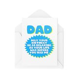 Funny Dad Cards - Moge uw dag net zo ontspannend zijn als uw leven voor mij - papa verjaardagskaarten - grappige papa kaarten - papa grappen - CBH1687