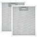 Merkloos Vervangfilter voor Afzuigkap 300 x 240 mm met 4-laags Aluminium