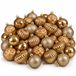 Mica Decorations Bal Onbreekbaar Lichtbruin 40 Stuks