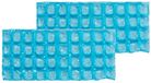 Arte r Artesania Cerd Set van 2x stuks herbruikbare koelelementen/icepacks 13 x 9 x 20 cm - Flexibele koelelementen voor koeltas/koelbox