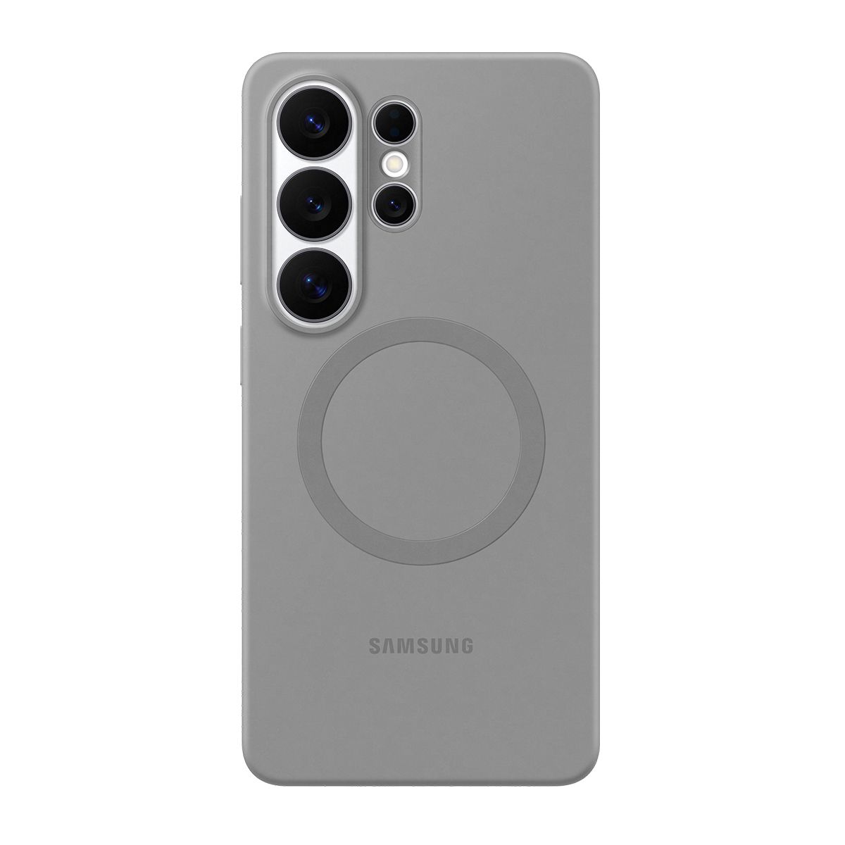 Samsung Galaxy S26 Ultra Hoesje - Silicone Magnet Case - Grijs