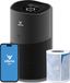 PureFlow Purificateur d'air PureFlow 70 Pro, filtre HEPA H14, CADR 468 m³/h, adapté aux pièces jusqu'à 150 m²