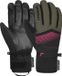 Reusch Micky R-tex Xt Dames Skihandschoenen Olijfgroen / Roze