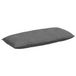 vidaXL Coussin de dossier gris foncé 120 x 50 cm microfibre tissu