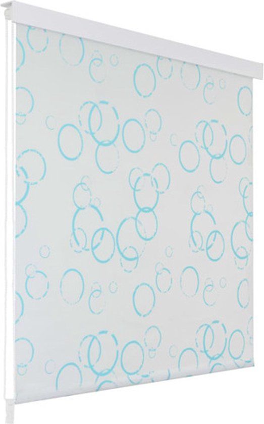 vidaXL Rolgordijn voor douche 120x240 cm bubbel