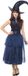 Deluxe Smiffys Kostuum -M- Deluxe Midnight Witch Blauw