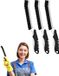 Unyqoos® Brosse de joint polyvalente avec poils fermes pour un nettoyage en profondeur