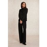 River Woods Fancy Lurex T-shirt à col montant Noir