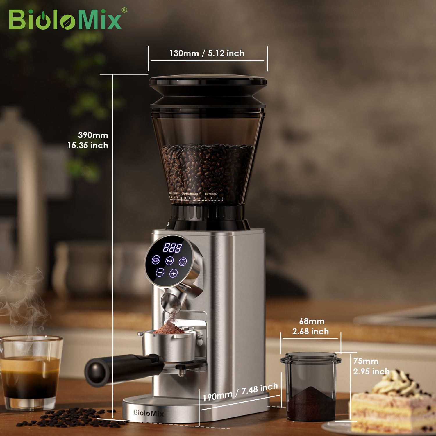 BioloMix Professionele Koffiemaler