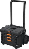 Keter Pro Gear XL Gereedschapswagen met koffer - 3 lades - Zwart