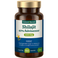 Holland & Barrett Shilajit 40% Fulvinezuur 500mg - 60 capsules