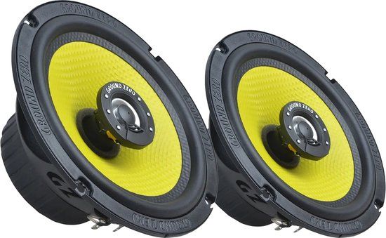 Ground Zero GZTF 6.5X - 16.5 cm 2-Way Coaxial Car Speaker Set - 130W