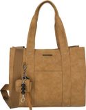 Enrico Benetti Taylor Schoudertas met 15 inch Laptopvak - Laptoptas - Camel