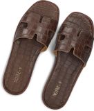 Notre-V Nv-1001 Slippers - Dames - Bruin - Maat 42