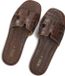 Notre-V Nv-1001 Slippers - Dames - Bruin - Maat 42