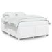 VidaXL Bedframe Wit Kunstleer