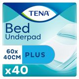 TENA Bed Onderlegger Plus 60 x 40 cm - 2 x 40 stuks