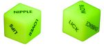 Out of the Blue Foreplay Dice - Jeu érotique - Vert