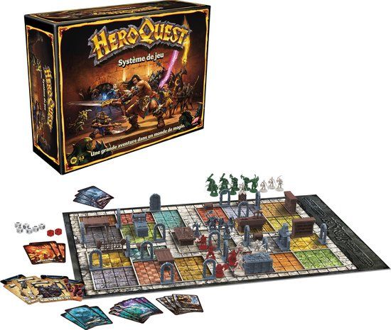 HeroQuest - Bordspel (Franstalig) - Standaard editie - Hasbro - F2847