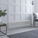 Hudson Reed Radiateur électrique style fonte - Blanc - 2 rangs - 150,5 x 30 cm - Thermostat Wi-Fi rétro-éclairé noir - Windsor