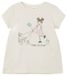 s.Oliver A-lijn T-shirt met glitterprint en applicatie meisje